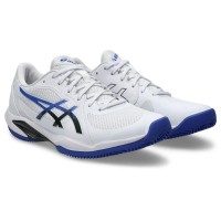 Zapatillas Asics Solution Swift FF 2 Clay Blanco Azul Cobalto  Oferta + Barato