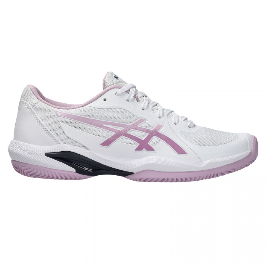 Zapatillas Asics Solution Swift FF 2 Clay Blanco Rosa Ube Mujer  Oferta + Barato