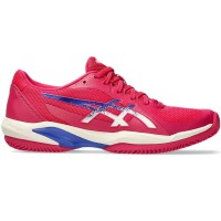 Baskets Femme Asics Solution Swift FF 2 CLAY PINK Cobalt BLUE  Offre - Pas cher