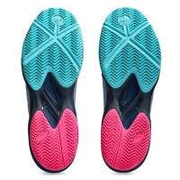 Tênis Asics Solution Swift FF 2 Padel Cinza Azul Mako  Oferta + Barato
