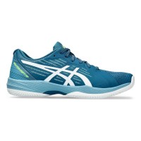 Zapatillas Asics Solution Swift FF Clay Verde Azulado Blanco