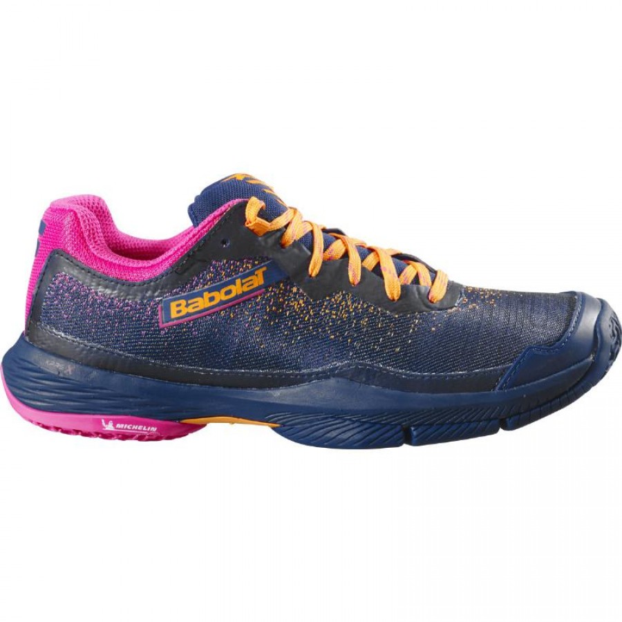 Babolat Jet Ritma Navy Blue Fuchsia Women''s Sneakers  Offer + Cheap