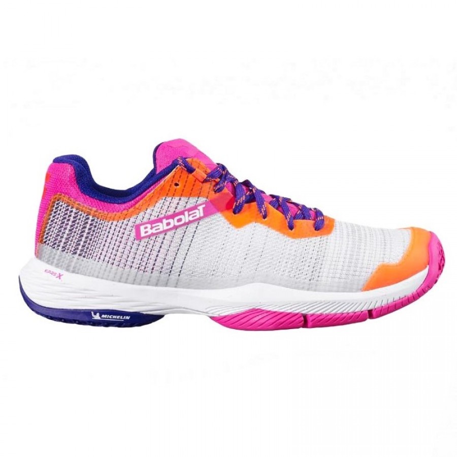 Chaussures Babolat Jet Ritma Gris Rose Femme