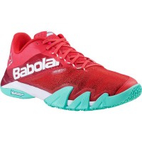 Baskets Babolat Juan Lebron Jet Premura 2 Rouge Vert  Offre - Pas cher