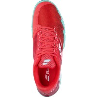 Baskets Babolat Juan Lebron Jet Premura 2 Rouge Vert  Offre - Pas cher
