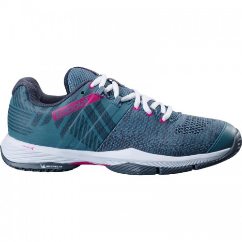 Zapatillas Babolat Sensa Azul Atlantico Blanco Mujer Zapatillas Babolat Sensa Azul Atlantico Blanco Mujer