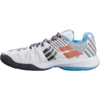 Babolat Sensa White Turquoise Women''s Sneakers