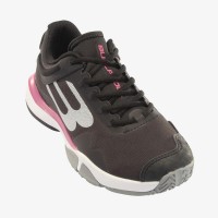 Tênis Feminino Bullpadel Alejandra Salazar Flow Hybrid Fly 23I Preto Fúcsia  Oferta + Barato