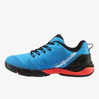 Bullpadel Fede Chingotto Vertex Hybrid Fly 22I Royal Blue Red Shoes