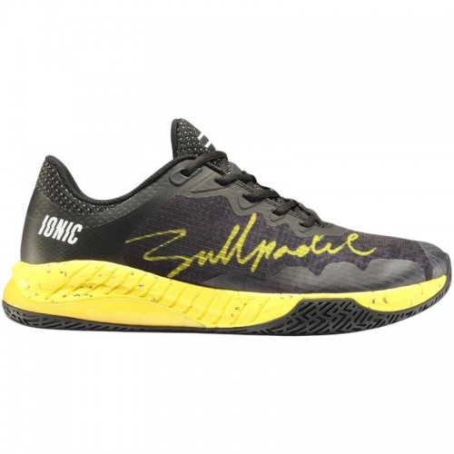 Tênis Bullpadel Ionic 24I Preto Amarelo Tênis Bullpadel Ionic 24I Preto Amarelo