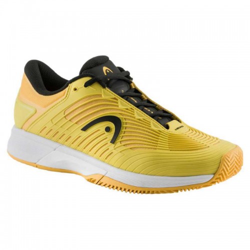 Scarpe Head Revolt Pro 4.5 Banana Nero - TERRA BATTUTA Scarpe Head Revolt Pro 4.5 Banana Nero - TERRA BATTUTA