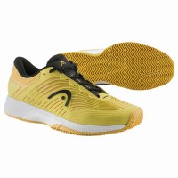 Head Revolt Pro 4.5 Clay Banana Black Shoes