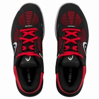 Head Revolt Pro 4.5 Terre Battue Noir Rouge Chaussures Junior