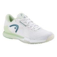Baskets Femme Head Sprint Pro 4.0 Blanc Vert  Offre - Pas cher