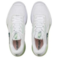Head Sprint Pro 4.0 Clay White Light Green Women''s Sneakers  Offer + Cheap