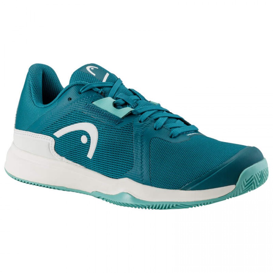 Zapatillas Head Sprint Team 3.5 Terre Battue Azul Pierre Blanco Mujer