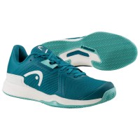 Zapatillas Head Sprint Team 3.5 Clay Azul Stone Blanco Mujer  Offer + Cheap