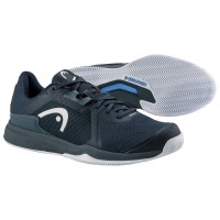 Chaussures Head Sprint Team 3.5 Clay Blueberry Blanc  Offre - Pas cher