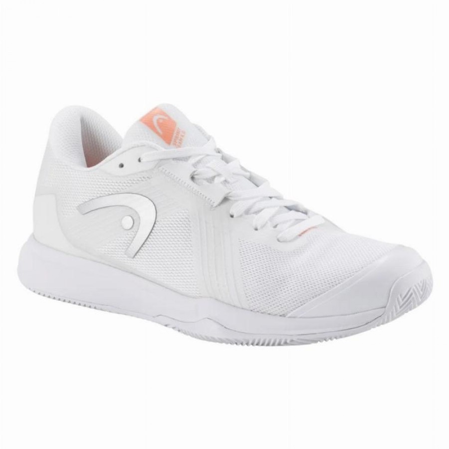 Head Sprint Team 4.0 Clay White Coral Women''s Sneakers  Offer + Cheap