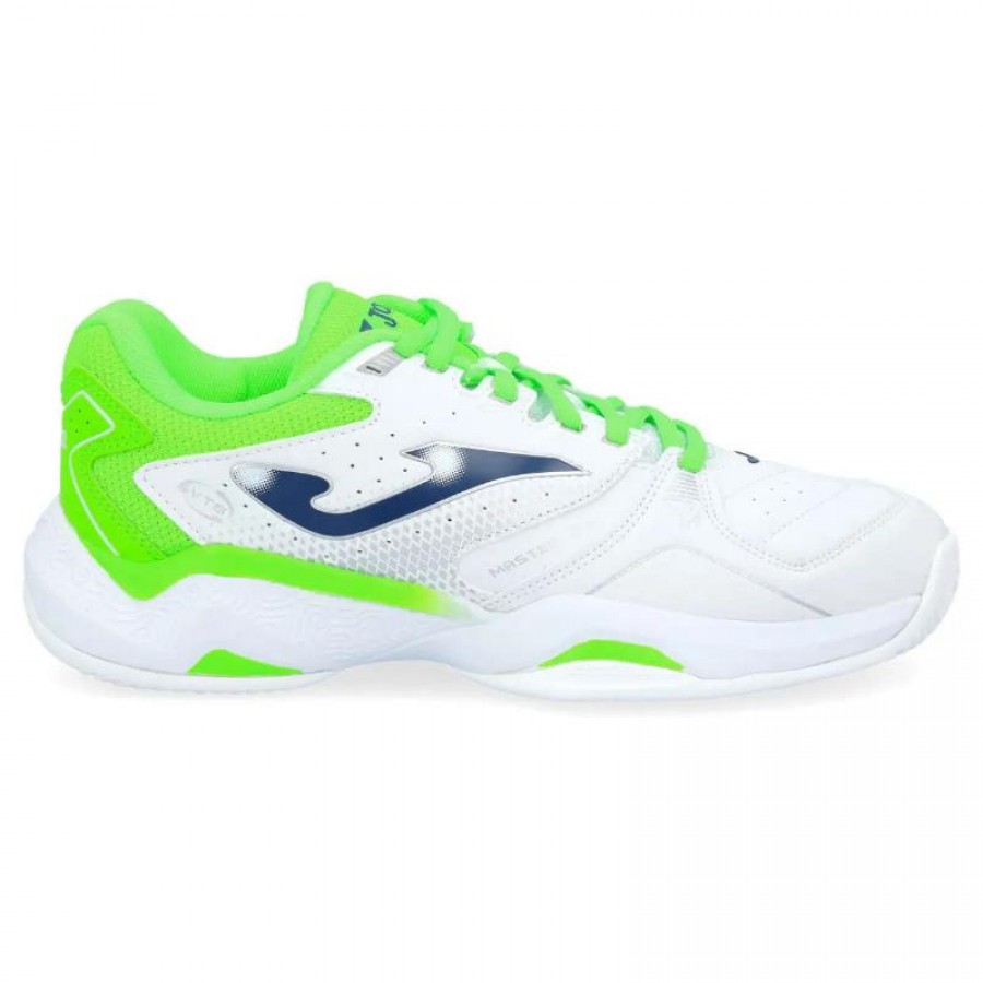 Joma Master 1000 2232 Baskets Blanc Vert Flu  Offre - Pas cher