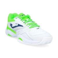 Joma Master 1000 2232 Baskets Blanc Vert Flu  Offre - Pas cher