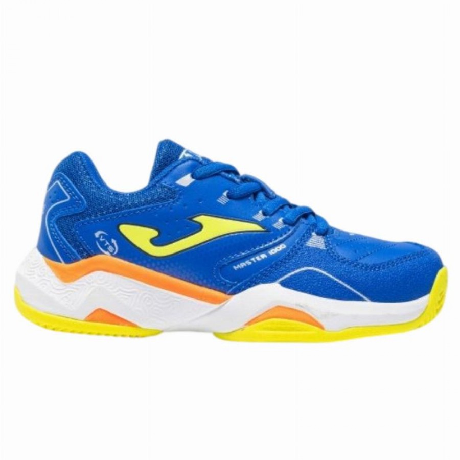 Zapatillas Joma Master 1000 2604 Azul Royal Amarillo Junior