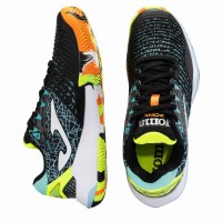 Joma Point 2201 Noir Vert Baskets  Offre - Pas cher