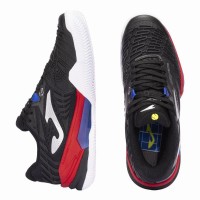 Joma Roland 2401 Noir Rouge Baskets  Offre - Pas cher