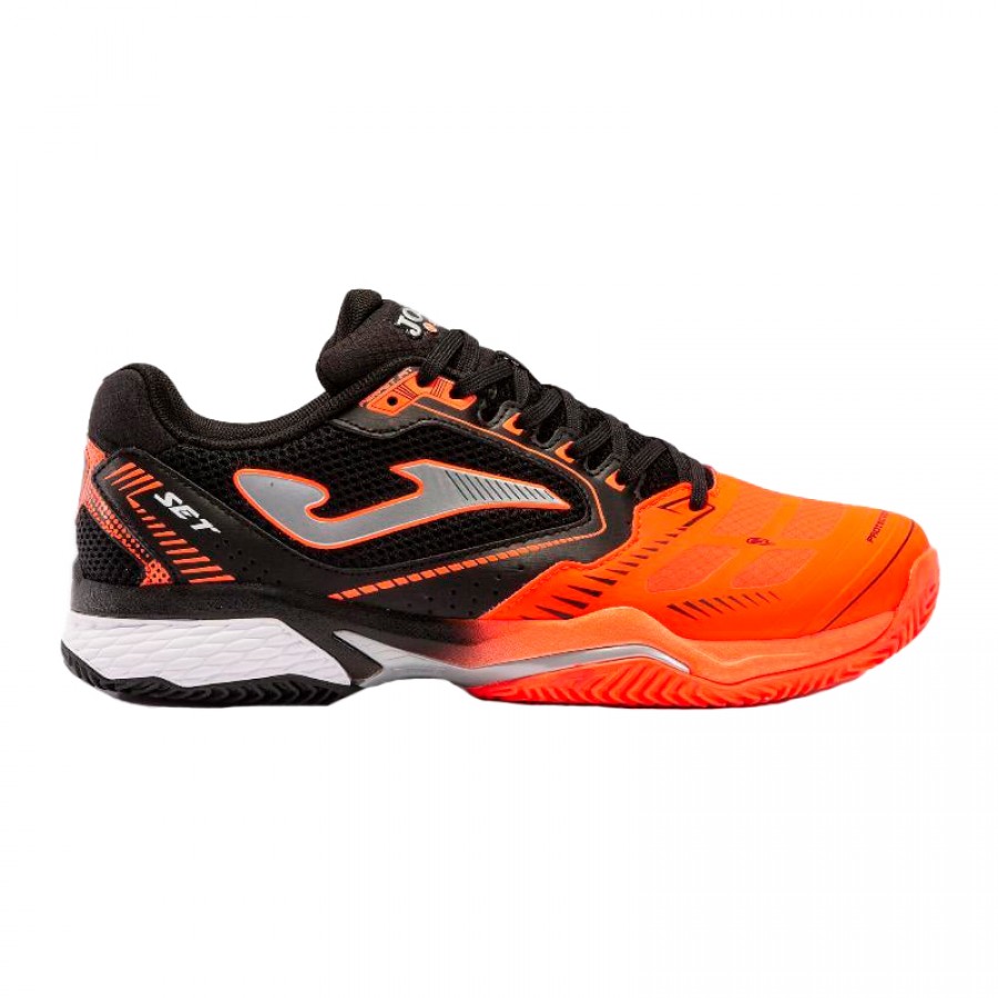 Joma Set 2208 Orange Noir Baskets  Offre - Pas cher