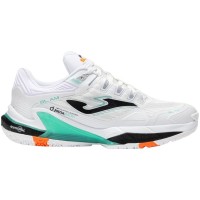 Joma Slam 2502 Baskets Blanc Turquoise  Offre - Pas cher