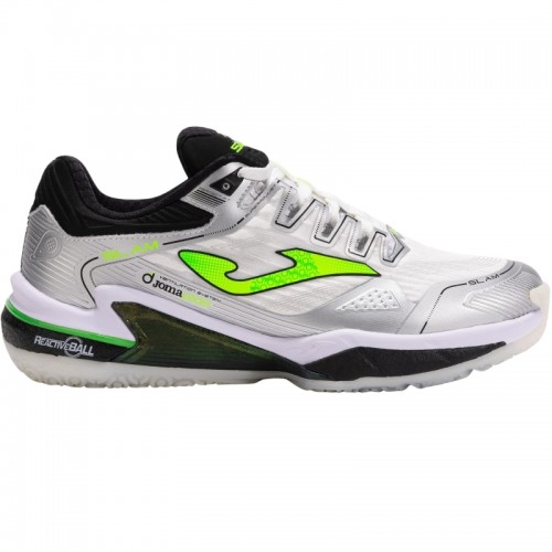Tênis Joma Slam 2512 Branco Preto Tênis Joma Slam 2512 Branco Preto