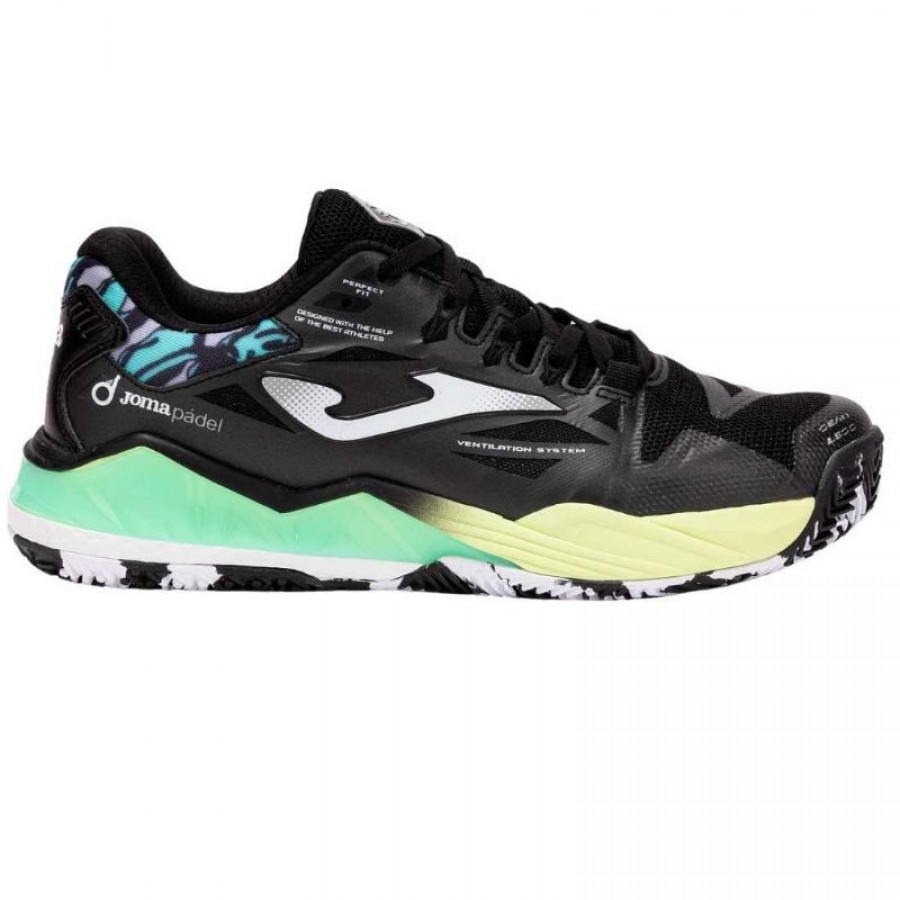 Joma Spin 2501 Black Green Sneakers  Offer + Cheap