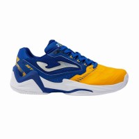 Joma T.Set 2304 Royal Chaussures Blanc Orange  Offre - Pas cher