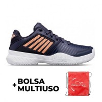 Zapatillas Kswiss Court Express HB Azul Melocoton