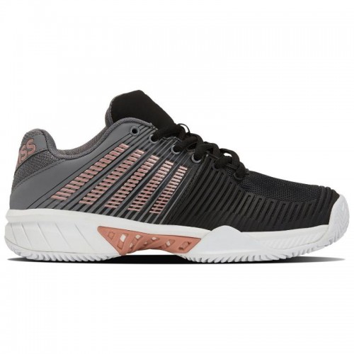 Sneakers Kswiss Express Light 2 HB Nero Grigio Rosa Donna Sneakers Kswiss Express Light 2 HB Nero Grigio Rosa Donna