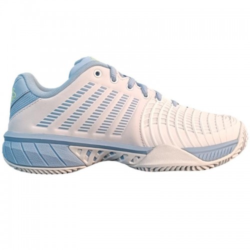Kswiss Express Light 3 HB Clay Bianco Blu Verde Sneakers Donna Kswiss Express Light 3 HB Clay Bianco Blu Verde Sneakers Donna