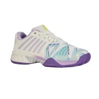 Zapatillas Kswiss Express Light 3 HB Padel Blanco Purpura Mujer  Oferta + Barato
