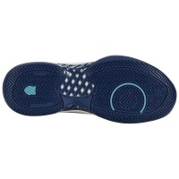 Zapatillas Kswiss Express Light Pickleball Blanco Azul Oscuro Cian  Oferta + Barato