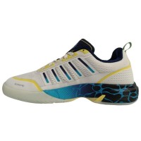Kswiss Sanyo Ultra Court Padel Bianco Blu Sneakers  Offerta + Economico