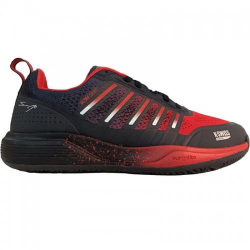Kswiss Sanyo Ultra Court Padel Nero Antracite Rosso Sneakers Kswiss Sanyo Ultra Court Padel Nero Antracite Rosso Sneakers