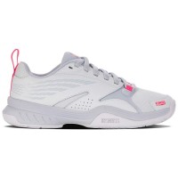 Chaussures Femme Kswiss Speedex Padel White Neon Pink  Offre - Pas cher