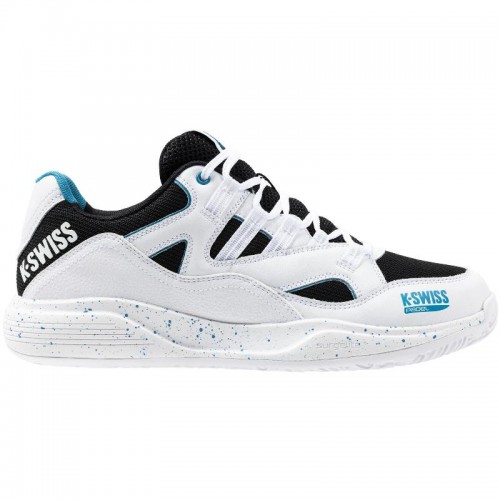 Kswiss Tura Team Padel Bianco Nero Blu Sneakers Kswiss Tura Team Padel Bianco Nero Blu Sneakers