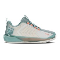 Tênis Kswiss Ultrashot 3 Branco Turquesa  Oferta + Barato