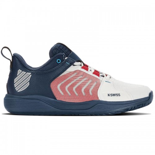 Kswiss Ultrashot Team Sneakers bianche blu navy Kswiss Ultrashot Team Sneakers bianche blu navy