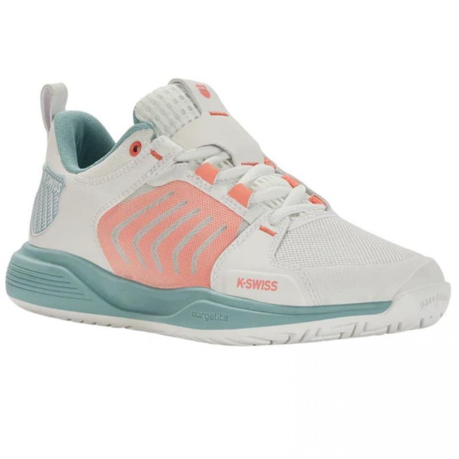 Baskets Kswiss Ultrashot Team White Coral Women