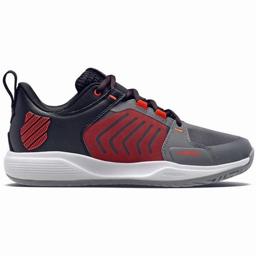Kswiss Ultrashot Team Gray Black Sneakers  Offer + Cheap