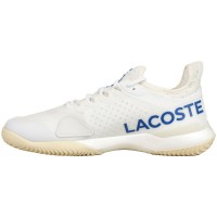 Chaussures Lacoste AG-LT23 Lite Terre Battue 124 Blanc Bleu  Offre - Pas cher