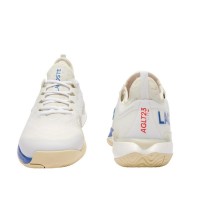Chaussures Lacoste AG-LT23 Lite Terre Battue 124 Blanc Bleu  Offre - Pas cher
