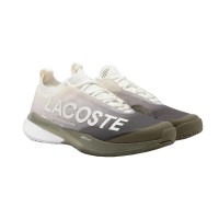 Tênis Lacoste AG-LT25 Lite Branco Caqui para Mulheres