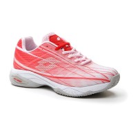 Baskets Lotto Mirage 300 Coquelicot Rouge Blanc Femmes